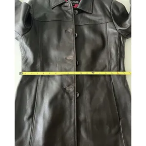 Vintage Couture by J. Park Genuine Leather Brown Jacket | Size Medium thumbnail 10