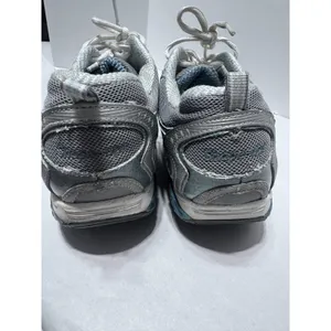 Skechers Shape-ups Womens 7 Silver Blue Rocker Bottom Walking Tennis Shoes Y2K thumbnail 6