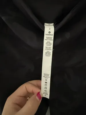 Lululemon Pace Rival High Rise Crop 22 Camo Leggings Women’s 2 Black thumbnail 5