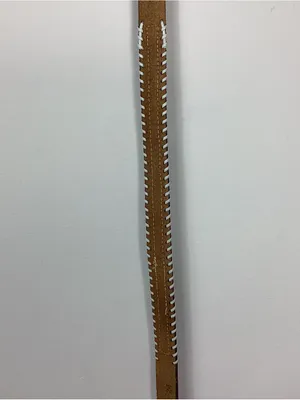 Native Southwestern Hand Seed Leather Belt thumbnail 8