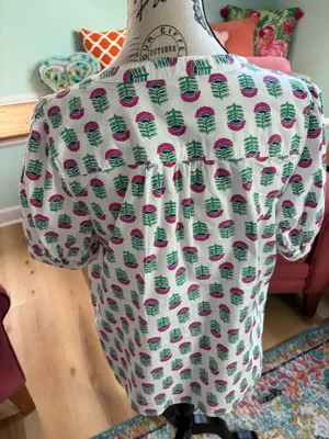 J.Crew Floral Top thumbnail 4