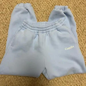 Light Blue comfort Fleece Jogger Pants Size M thumbnail 1