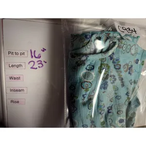 Y2K Babydoll Top XS Floral Milkmaid Boho Fairy Grunge Blue Coquette Short Sleeve thumbnail 4