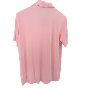 Women's Pink Pajama Lounge Set Medium Soft Button Front Sleepwear Shorts thumbnail 8
