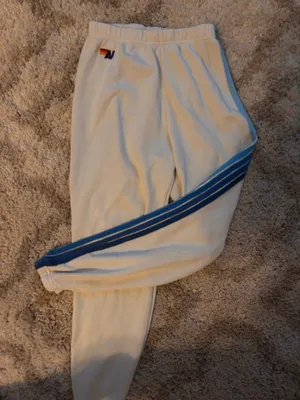 Aviator Nation Sweatpants 5 Stripe Blue Vintage White thumbnail 2