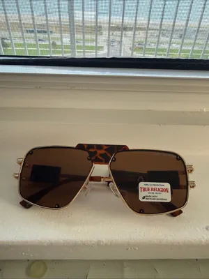 TRUE RELIGION tortoise shell acetate aviator Sunglasses - High Bridge UNISEX thumbnail 3
