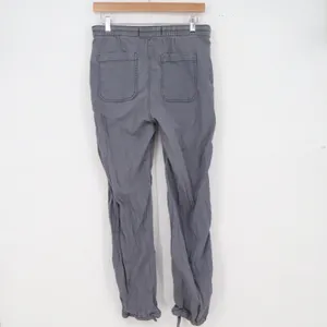 Hollister Pants Womens S Adjustable-Rise Parachute Baggy Gray Drawstring thumbnail 3