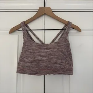 Lululemon Energy Bra in Arrow Jacquard Antique Bark Copper Coil sports Strappy thumbnail 3