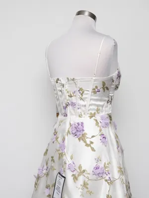 TLC Say Yes - 3D Floral Embellished Sweetheart Ball Gown thumbnail 12