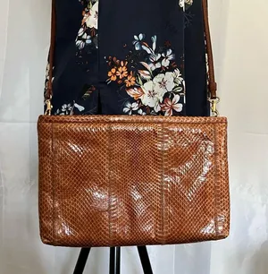 Genuine Snake Skin Crossbody Purse thumbnail 3