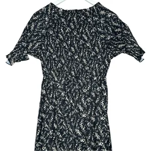 Baltic Born Lotta Black Floral Smocked Dress XS thumbnail 13