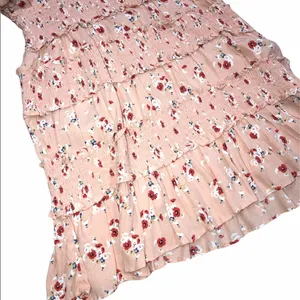 Karlie large peach floral smocked tiered dress thumbnail 7