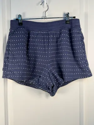 Aerie Blue Textured Dot Cropped Crewneck Sweatshirt- I also have the matching sh thumbnail 7