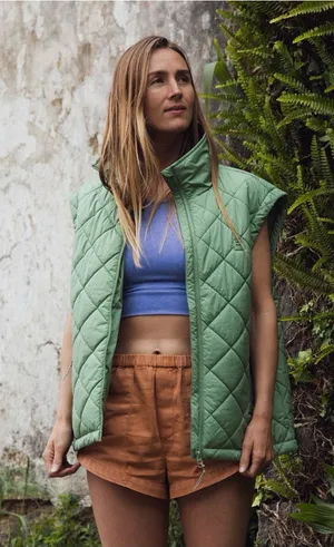 Billabong Puffer Zip-Up Vest thumbnail 1