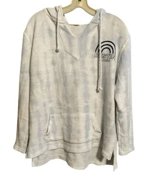 Ocean Drive Blue Pullover Hoodie Shirt thumbnail 1
