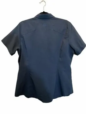 5.11 Tactical Women's Short Sleeve Button Down Shirt Blue thumbnail 2