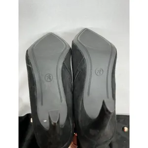 Womans NWD A New Day Justice Black Knee High Boots Size 7.5 Studs Kitten Heel thumbnail 5