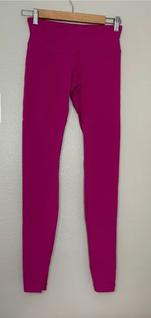 Lululemon Fuchsia Legging pink full length athletic preppy quiet luxury 4 casual thumbnail 1