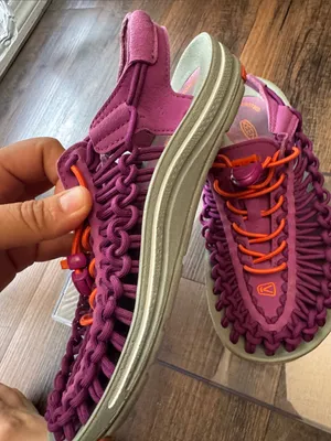 Keen Woven Sport Sandals in Pink and Orange thumbnail 16