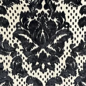 Intimately Free People Black‎ Velvet Burnout Damask Mini Dress Lace Trim Small thumbnail 7