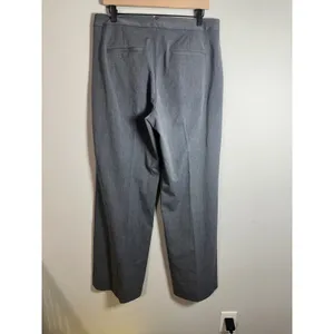 Banana‎ Republic Blake Wide Leg Trousers Heather Gray Professional Pants Size 10 thumbnail 5