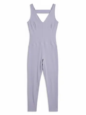 Free People Movement Never Better One-Piece Women Small Lilac NWT‎ Strappy Back thumbnail 4