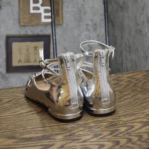 NWT INC International Concepts Valan Triple-Strapped Flats Silver Gray 8.5M thumbnail 5