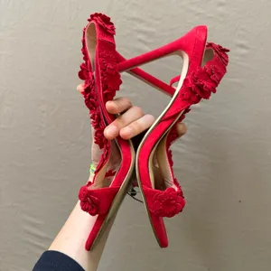 Jessica Simpson Jessin Muse Open Toe Floral Strap High Heels thumbnail 4