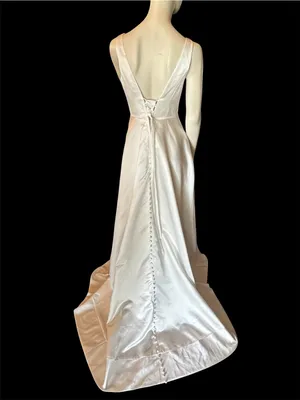 Witness of Love A-line Wedding Dress White Size 4 NWT thumbnail 5