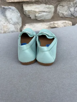 Coach Mint Green Leather Loafers size 6.5 NEW thumbnail 2