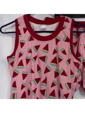 Hanna Andersson Women’s S Watermelon Pajama Set Pink thumbnail 2