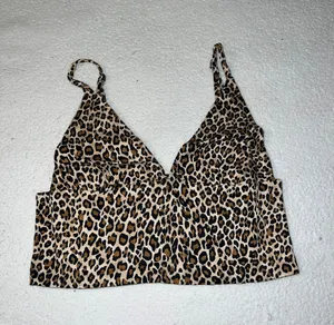 ZARA Animal Print Crop Top thumbnail 2