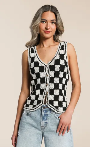 Emery park checkered button up thumbnail 1