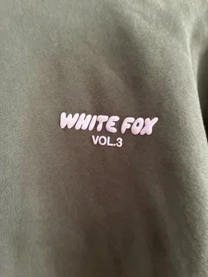 White Fox Hoodie S/M Boutique thumbnail 2