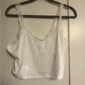 NWOT Large Shein White Pajama Set thumbnail 1