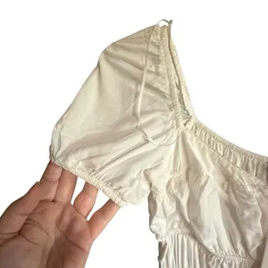 Moon River Smocked White Maxi Dress Size XS thumbnail 5