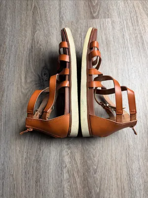 Torrid Tan Strappy Gladiator Sandals Size 9.5 Wide thumbnail 12