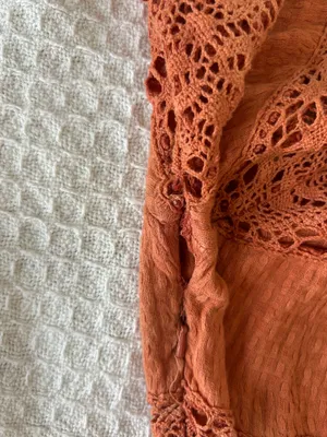 *Rare* Free People Rust Lace Bell Sleeve Dress thumbnail 9