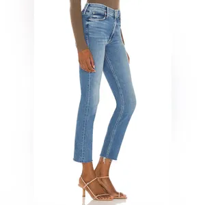 NWT MOTHER Denim Mid Rise Dazzler Ankle Fray Jeans Riding Cliffside Size 29 thumbnail 13