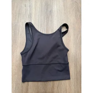 Lululemon Shirt Womens Size 2 Black Athletic Casual Logo‎ Ladies Tank Outdoors thumbnail 3