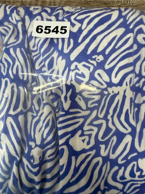 Lilly Pulitzer Rosen Dress‎ Martinique Blue Zee Bebe Zebra Prep size large thumbnail 6
