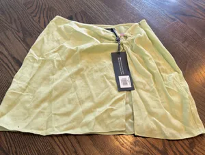 White Fox Boutique Light Green Mini Skirt thumbnail 1