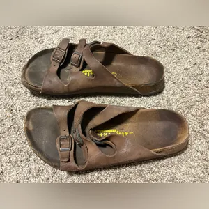 (Birkenstock) Brown Florida Sandal: Size ? See Measurements thumbnail 2