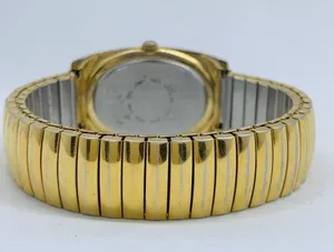 Novelle womens 27mm gold tone Quartz analog watch white dial 6.5” runs thumbnail 4