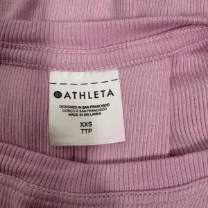 Athleta With Ease Ribbed Tee Mauve Pink Oversized‎ Athleisure Lounge Size XXS thumbnail 3