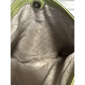 Fossil Pebble Satchel Green Leather Top Zip Double Strap‎ Sev Pockets thumbnail 6