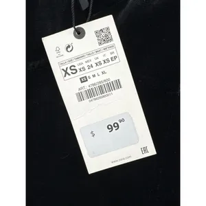 Zara - Velvet Corset Top Pleated Mini Dress in Black thumbnail 3