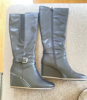 Knee length boots by Soul Naturalizer Black Size 9 thumbnail 1