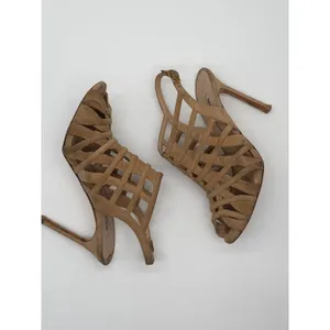 Manolo Blahnik Strappy‎ Heel Sandals Women 6 Y2K Cage Slingback Stiletto Heel thumbnail 3