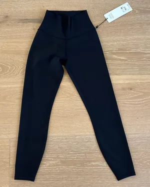 Alo Yoga Airlift Leggings High Waist 7/8 Size XS Black thumbnail 1